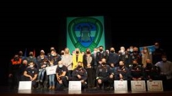 La alcaldesa ensalza el compromiso inquebrantable de los bomberos en el día de su patrón