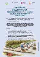 Presentación Argumentario para la defensa del regadío histórico y tradicional
