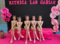 Las gimnastas sexitanas de la Escuela de Gymcosta de Almuñécar sumaron casi una docena de podios en Las Gabias.