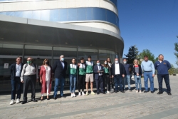 Diputación muestra su apoyo a jóvenes deportistas de esquí de montaña