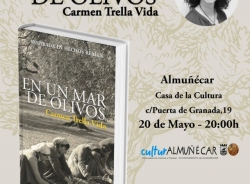La escritora malagueña Carmen Trella Vida presenta este viernes en Almuñécar su novela “En un mar de olivos”.