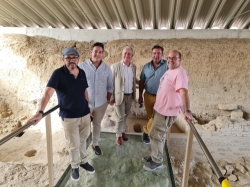El programa de conservación patrimonial de Diputación consolida la restauración de restos en la Villa Romana de Salar