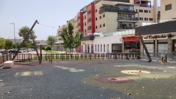 Mantenimiento retira el parque infantil de calle Río Mundo para preservar la seguridad  de los más pequeños