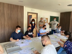 Visita de la diputada de Bienestar Social a las instalaciones de Granadown