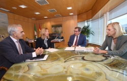 Reunión con la presidenta del Consejo Social de la UGR