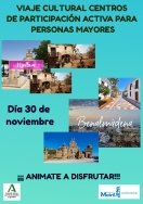 Acción social organiza un viaje a Mollina y Benalmádena para este 30 de noviembre