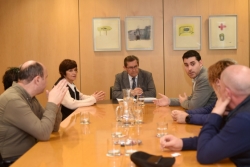 Visita de la nueva presidenta de la Asociación Vale de Dúrcal