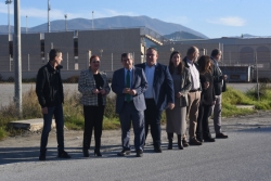Entrena visita las próximas obras de mejora en Salobreña, financiadas con planes provinciales y remanentes de la Diputación