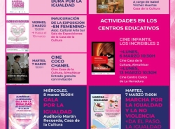 Almuñécar celebrará el 8-M la “Gala por la Igualdad” donde se rendirá homenaje a mujeres y colectivos.