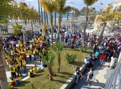 Casi un millar de personas de Almuñécar y La Herradura han celebrado hoy una Marcha por la Igualdad con motivo del Día de la Mujer 2023