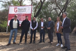 Diputación inicia las obras del puente peatonal sobre el Cubillas, incluido en el sendero lorquiano de la Vega