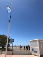 Motril señaliza sus playas con la ubicación de la accesibilidad para personas con movilidad reducida