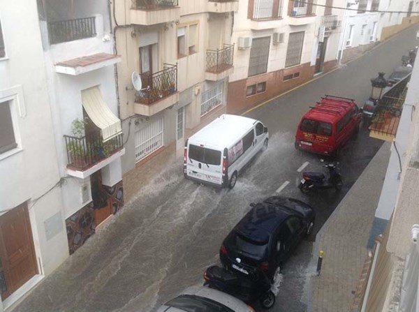 Entre 26,1 y 23 litros/ m2 fue la lluvia que se midió ayer en el municipio sexitano
