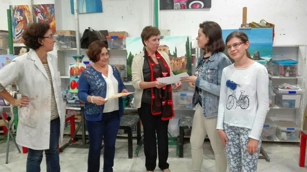 Carmen Venegas y Vanesa Lara ganadoras de las becas del ‘II Concurso de Dibujo y Pintura, HelArte’