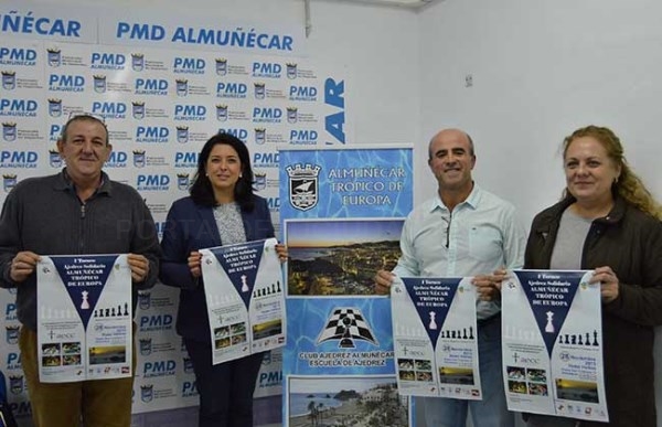 Este domingo se juega el I Torneo de Ajedrez Solidario Almuñécar Trópico de Europa"