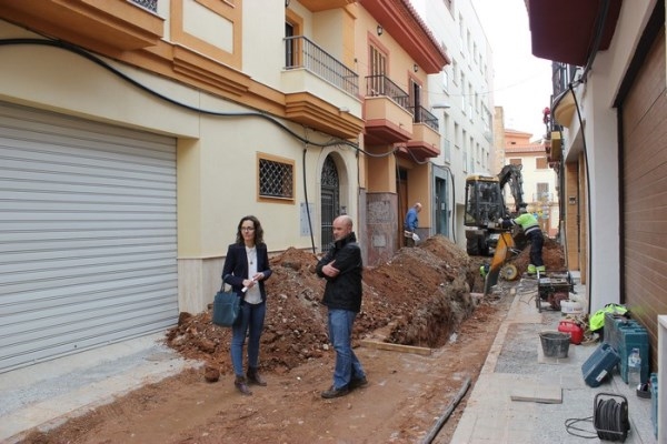 El Ayuntamiento acomete obras de mejora en las calles Tejeros y Alceo