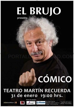 Rafael Álvarez "El Brujo" presenta este domingo en Almuñécar su espectáculo Cómico