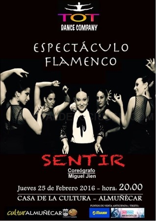 Este jueves se presenta en Almuñécar el espectáculo flamenco "Sentir"