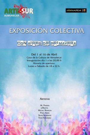 La Casa de la Cultura de Almuñécar acogerá la muestra pictórica "Con aires de primavera"
