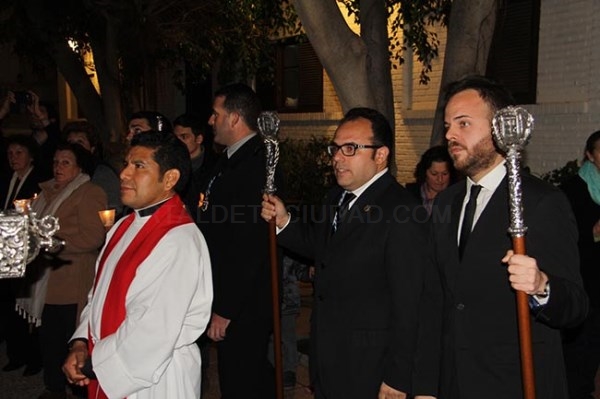Ruiz Joya felicita y agradece a la Cofradía de La Herradura su esfuerzo y buen hacer por la Semana Santa herradureña