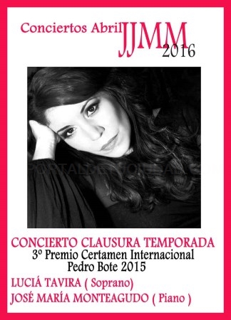 Un concierto de canto y piano cierra este lunes la temporada de conciertos de Juventudes Musicales de Almuñécar