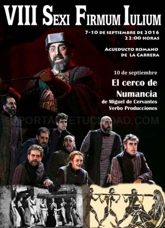 El VIII Festival de teatro grecolatino "Sexi Firmum Iulium" de Almuñécar se celebrara del 7 al 10 de septiembre