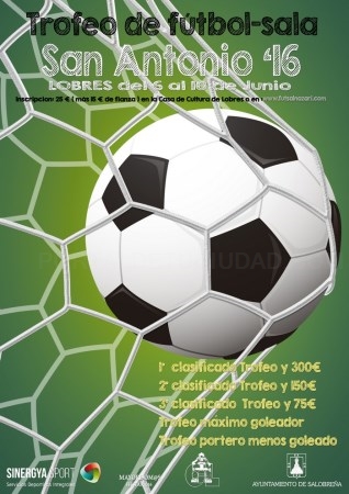 Lobres organiza un trofeo de fútbol sala para las fiestas de San Antonio