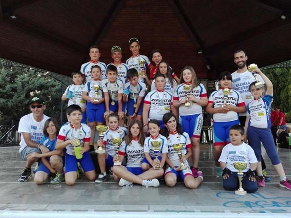 La Escuela de Ciclismo Sexitana sumó siete nuevos podios en el Circuito Provincial