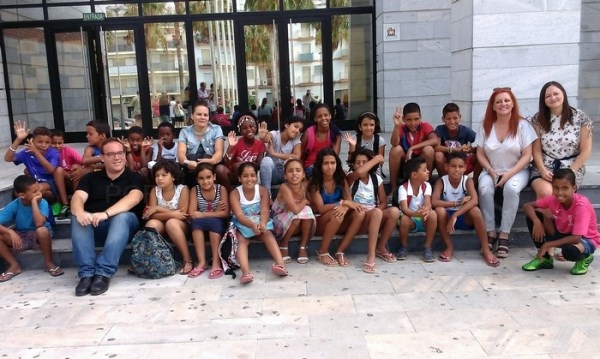 Salobreña recibe a los niños saharauis acogidos por familias de la Costa
