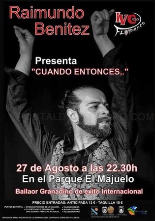 El bailaor granadino Raimundo Benítez cierra este sábado el IV Ciclo Flamenco "Ciudad de Almuñécar".