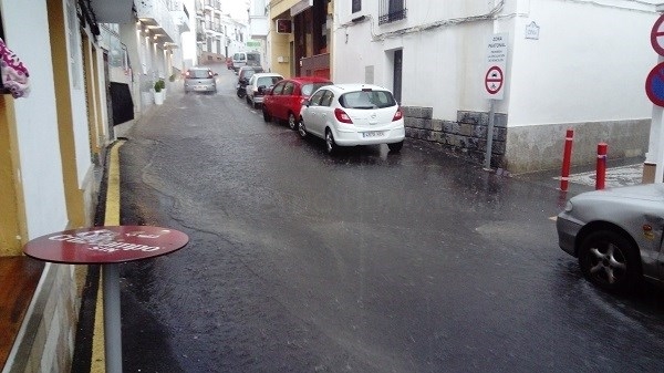 La semana de lluvia deja en Almuñécar un total de 129,5 litros por metro cuadrado