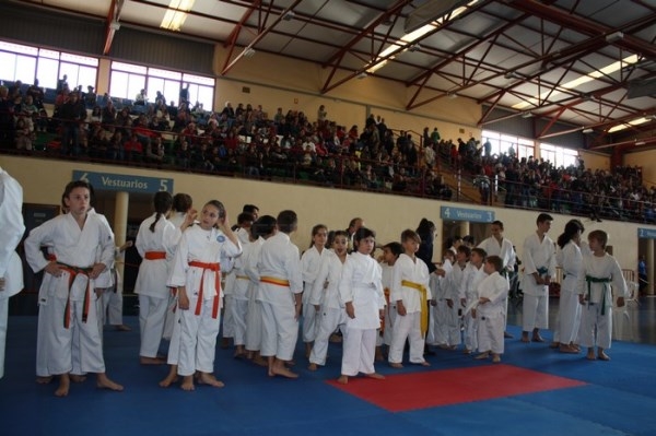 MÁS DE 300 KARATECAS SE CITAN EN UN ABARROTADO PABELLÓN DE SALOBREÑA, EN UNA NUEVA EDICIÓN DEL CAMPEONATO DE NAVIDAD DE KÁRATE