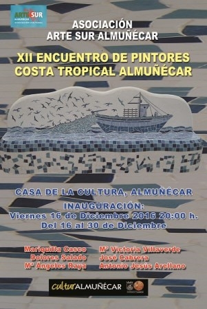 Este vienes se inaugura en la Casa de la Cultura sexitana el XII Encuentro de Pintores Costa Tropical Almuñécar