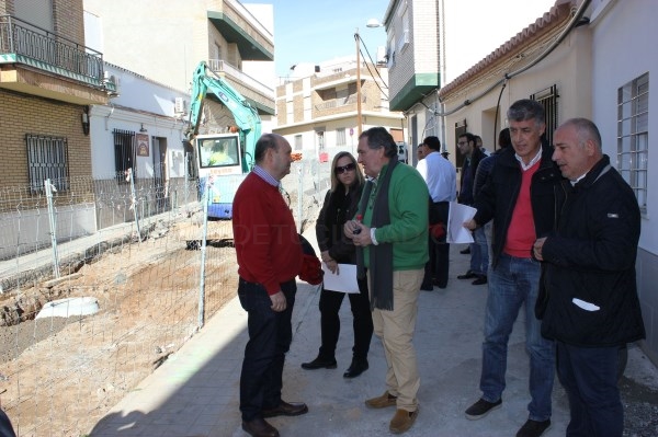 Las obras en la zona del Huerto del Capitán avanzan a buen ritmo