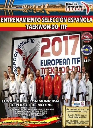 La Selección Española de Taekwondo ITF elige Motril para el último entrenamiento antes del europeo