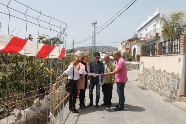 DAN COMIENZO LAS OBRAS DE MEJORA DE LA PRINCIPAL VÍA DE ENTRADA A LOBRES