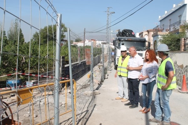 Las obras de la Calle Bonifacio Caro de Lobres avanzan a buen ritmo