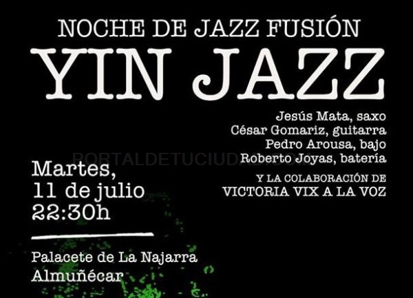 Yin Yazz ofrece un concierto este martes en Jardines del Palacete La Najarra de Almuñécar