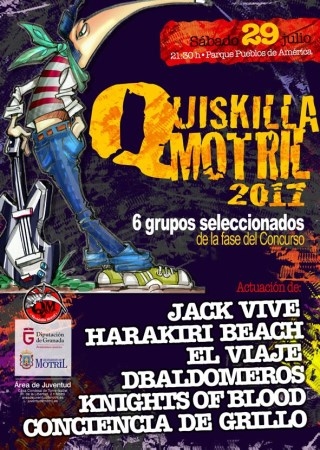 El área de Juventud informa de cambios en los grupos participantes en el ‘Quiskilla Motril 2017’