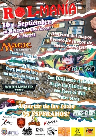 El área de Juventud y la Asociación Juvenil Zero organizan en septiembre en Motril un gran evento de juegos de mesa
