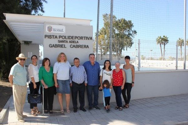 El Ayuntamiento rinde homenaje a Gabriel Cabrera ‘El Cancanica’ dando su nombre a la mítica pista polideportiva de Santa Adela