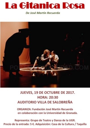 LA FUNDACIÓN JOSÉ MARTÍN RECUERDA ESTRENA EN SALOBREÑA "La Gitanica Rosa".