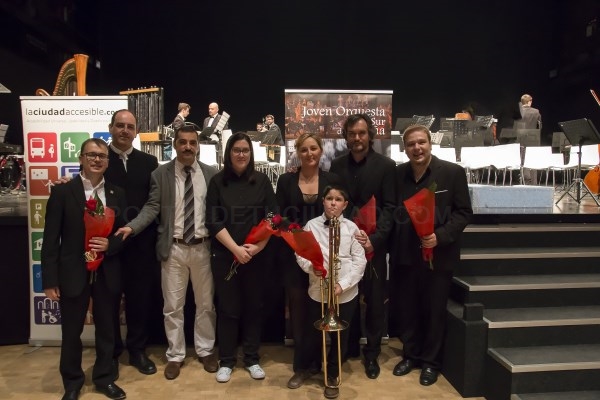 Tres músicos con discapacidad llegados desde distintos puntos de Andalucía hacen realidad el primer concierto inclusivo por Santa Cecilia