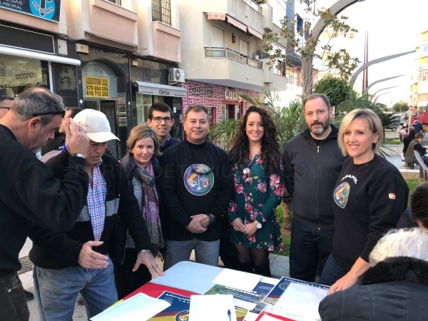 Ciudadanos Motril muestra su apoyo a Jusapol para la equiparación salarial