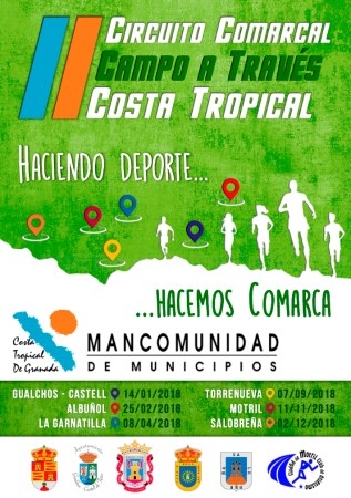 Presentado el II Circuito de Campo a Través de la Costa Tropical que se iniciará el próximo domingo en Gualchos-Castell de Ferro.