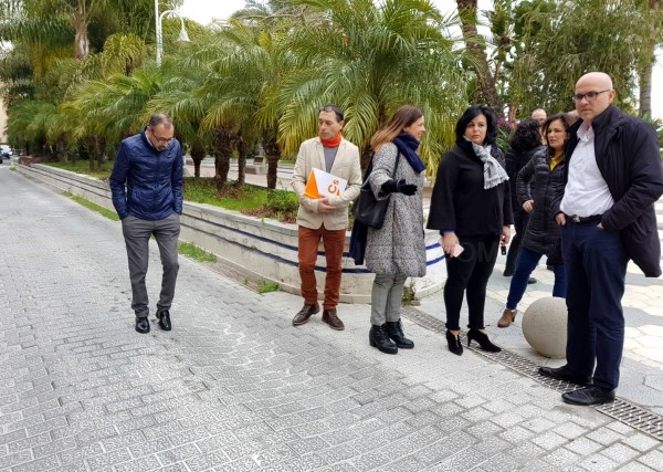 Ciudadanos muestra su rechazo al proyecto de doble carril en el Paseo del Altillo de Almuñécar