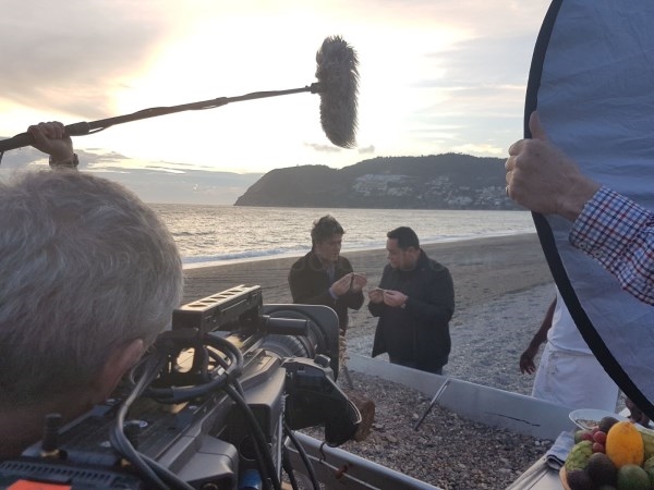 Mancomunidad participa en la producción de un programa gastronómico para la televisión pública irlandesa grabado en La Herradura.