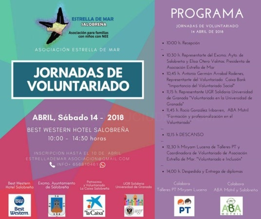 La asociación “Estrella de Mar” organiza las I Jornadas de voluntariado