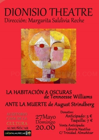 El grupo Dionisio Theatre representará este domingo en Almuñécar una doble propuesta teatral