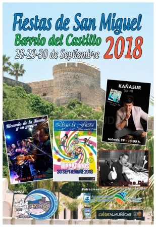 Programa Fiestas San Miguel 2018. Barrio El Castillo Almuñécar